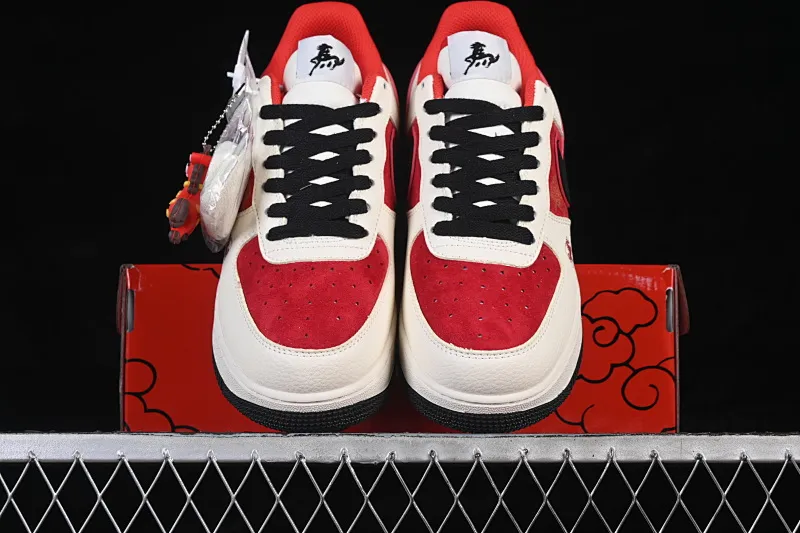 All Categories Nk Air Force 1 Air Force Series Nk Air Force 1 Low Air Force Low Nike Air Force 1'07 Low Year of the Horse Limited White Black Red Air Force One Low Casual Shoes DN1688-822
